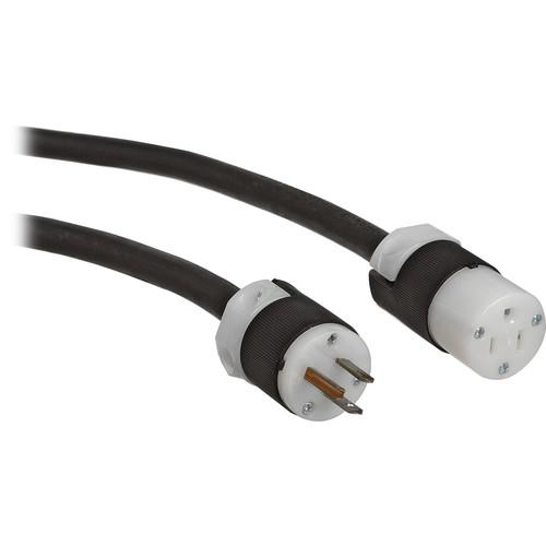 Mole-Richardson House Extension Cable, Edison Plug - 20 Amp - 50