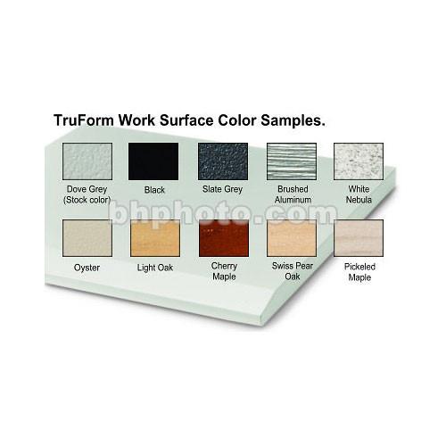 Winsted P5415 18" Deep TruForm PVC Beveled Front Shelf with Brackets - 60" Wide