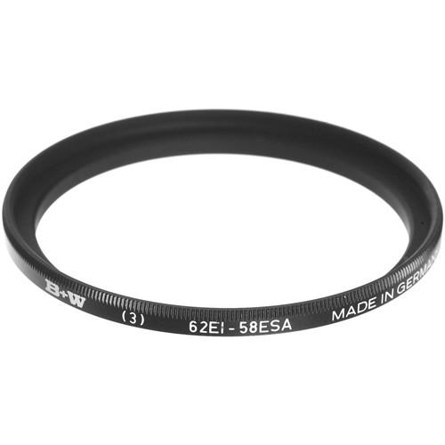 B W 58-62mm Step-Up Ring