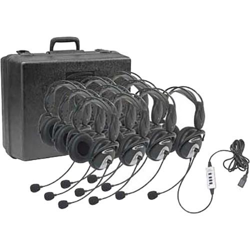 Califone 4100-10 USB HEADSET KIT w CARRY CASE