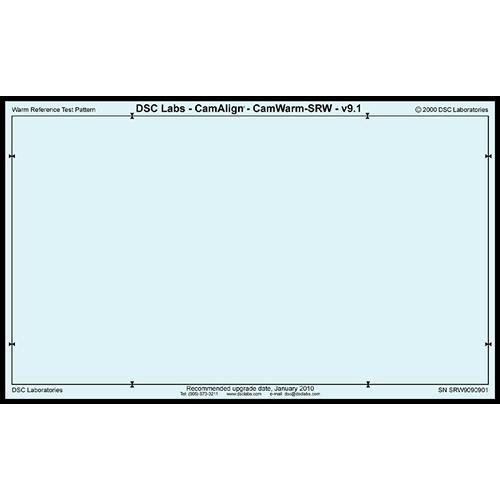 DSC Labs CamAlign CamWarm Chart
