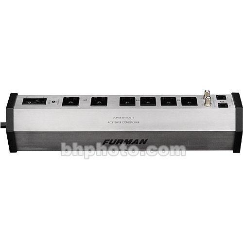 Furman PST-6 Power Station Home Theater Power Conditioner & Surge Protector - 6 Outlets, 1 Coax Pair & Phone Line Protection