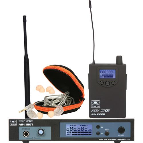Galaxy Audio AS-1110 Personal Stage Monitoring System with EB10 Ear Phones