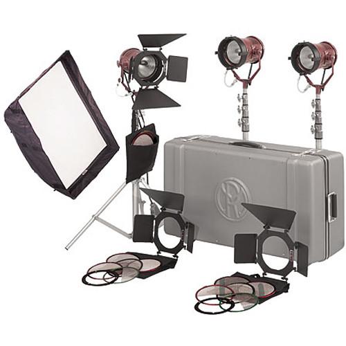 Mole-Richardson Teenie-Mole Open Face 3-Light Pro Kit