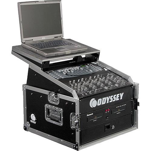 Odyssey Innovative Designs FZGS1004 Flight Zone Glide Style Slanted Rack Case