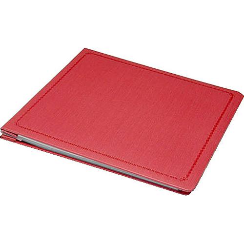 Print File Archival Post Bound Scrapbook - 12 x 12" - Burgundy Linen