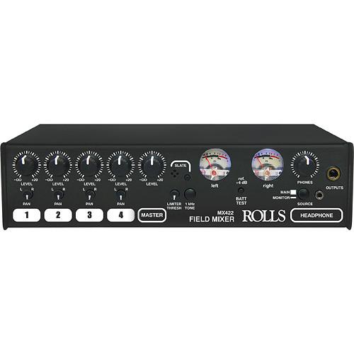 Rolls MX422 - 4 Channel Professional Field Audio Mixer