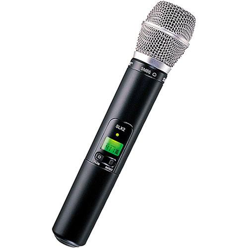 Shure SLX2 Handheld Wireless UHF Transmitter with SM86 Microphone