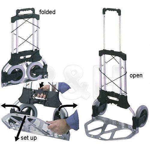 Wesco Superlite Folding Handtruck - Weight Capacity 175lbs