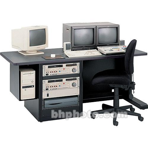 Winsted E4767 Single 72" Editing Console with 24.5" Vertical Rack and CPU Holder