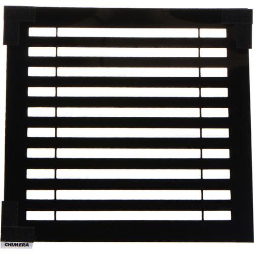Chimera Window Pattern for 24x24" Micro Frame - Horizontal Blinds