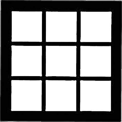 Chimera Window Pattern for 42x42" Compact Frame - French Door