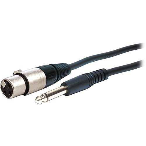 Comprehensive XLRJ-SPP-3EXF Male 1 4" Phone to Female 3-pin XLR Cable- 3