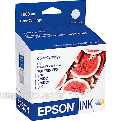 Epson Color Ink Cartridge for Epson Stylus Photo 780, 785EPX, 825, 870, 875 & 890 Printers