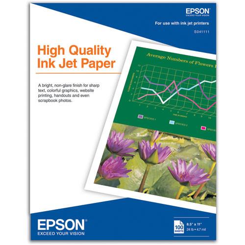 Epson High Quality Inkjet Paper