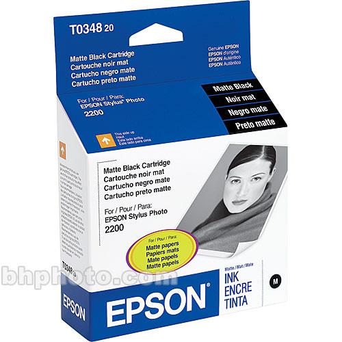 Epson UltraChrome Matte Black Ink Cartridge for Epson Stylus Photo 2200 Printer