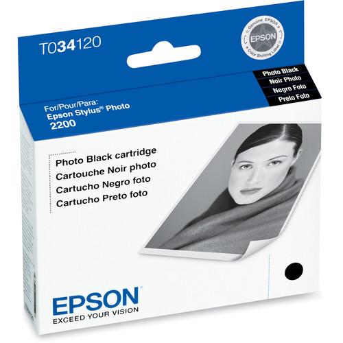 Epson UltraChrome Photo Black Ink Cartridge for Epson Stylus Photo 2200 Printer