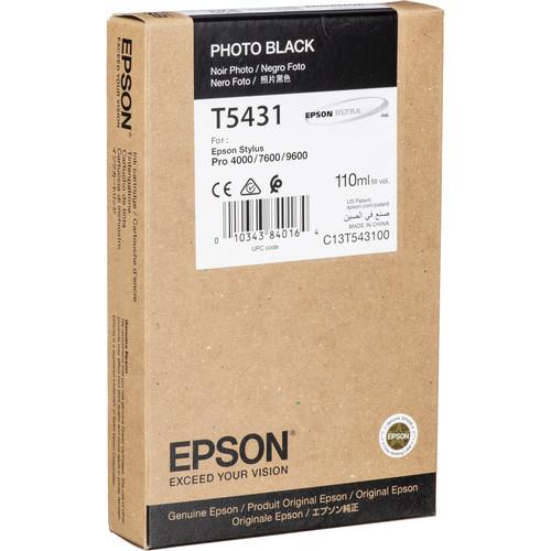 Epson UltraChrome, Photo Black Ink Cartridge for Epson Stylus Pro 4000, 7600 & 9600 Printers