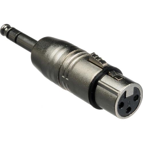 Hosa Technology GXP143 Stereo Male 1 4" Phone to Female 3-Pin XLR Adapter