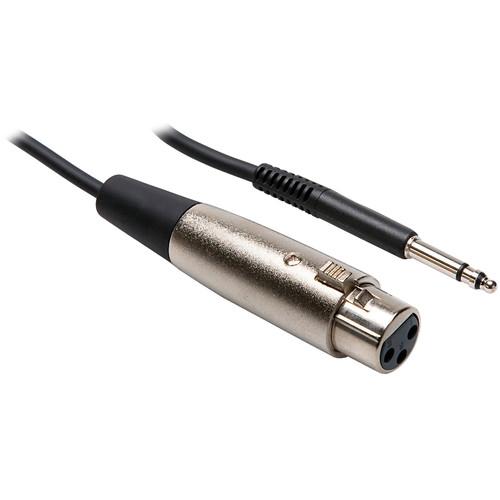 Hosa Technology TTX103F Balanced Male TT Bantam to Female 3-Pin XLR Cable- 3.0