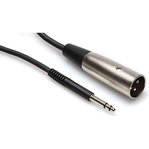 Hosa Technology TTX103M Balanced Male TT Bantam to Male 3-Pin XLR Cable- 3.0