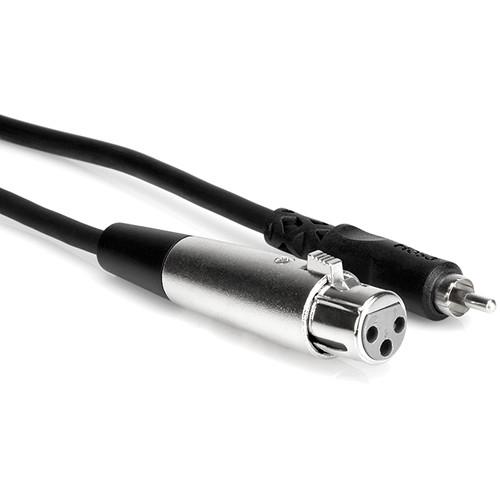 Hosa Technology XLR Female to RCA Male Audio Interconnect Cable - 10