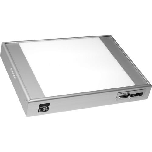 Just Normlicht 14 x 15" Classic Line Viewer - with Electronic Dimmer - Silver