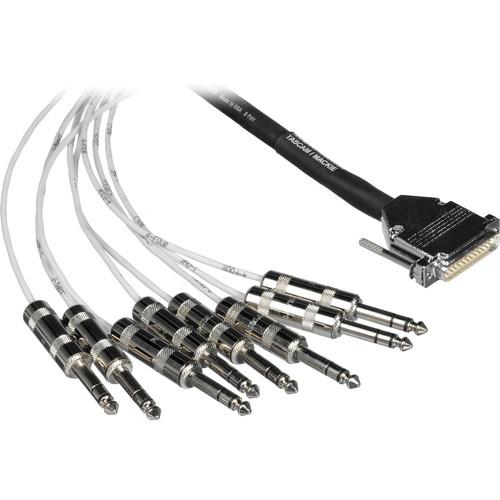 Pro Co Sound Analog Multi Track Recording Cable for Tascam DA88 & Comaptible Mixers, D-Sub DB25 to 8x TRS Stereo Phone Male - 15