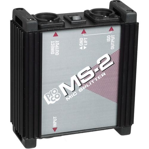 Pro Co Sound MS-2 1 into