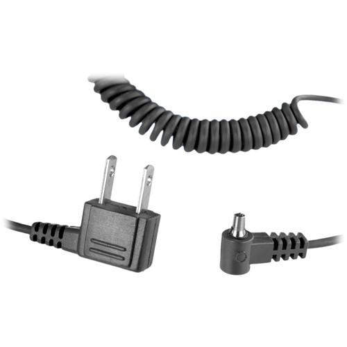 Quantum Instruments Radio Slave 4 4i Sync Cord - PC Male to Household - Coiled -18"