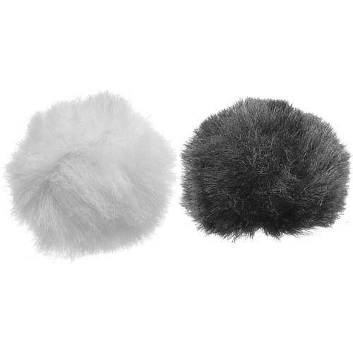 Rycote Universal Furry Lavalier Windjammer - Black & White