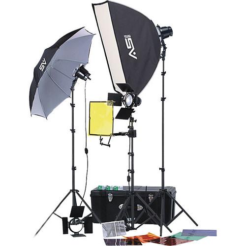 Smith-Victor K70 3-Light 1800 Watt Professional Portable Accessorized Light Kit
