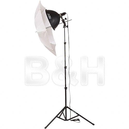 Smith-Victor KT400 1-Light 500-Watt Thrifty Add-On Kit w Umbrella