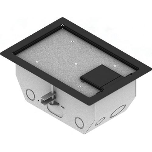 FSR RFL4.5-D1G-BLK Carpet Trim Cover- Single Door- 4.69" Deep Floor Box