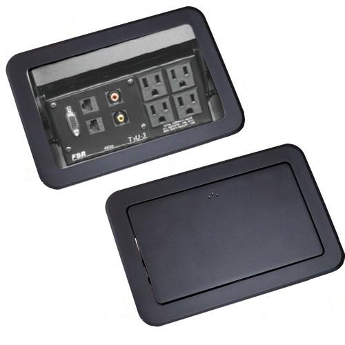 FSR T3U-3R-BLK Table Box with Cover