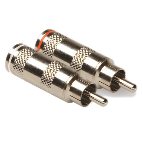 Hosa Technology RCA-025 Color-Coded RCA Male Connectors