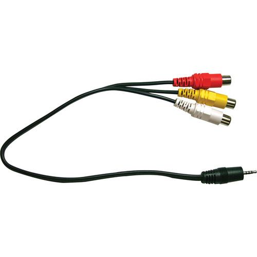 Optoma Technology BC-MJAVXY0S RCA Female to 2.5mm Male Cable 11.81