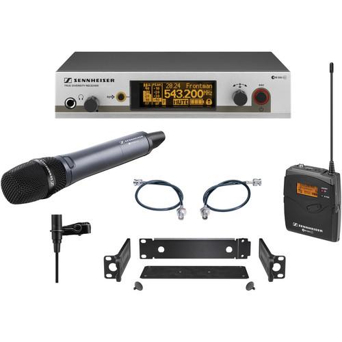 Sennheiser EW312 335 G3 Wireless System with Handheld and Lavalier Microphones