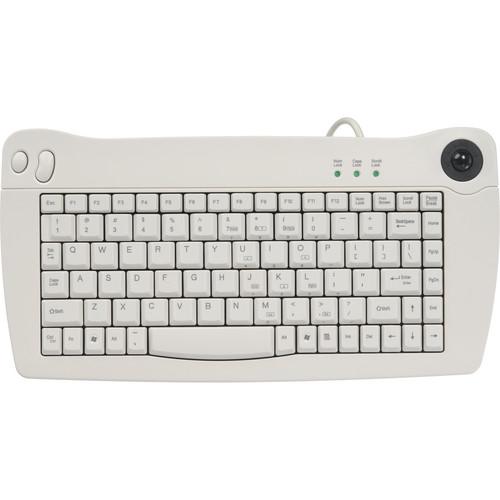 Adesso Wired Mini-Trackball Keyboard