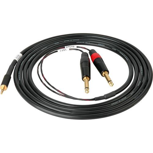 Sescom SES-IPOD-QTRM10 3.5mm Stereo to Dual 1 4" Mono Audio Cable