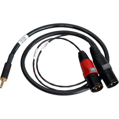 Sescom SES-IPOD-XLRM03 3.5mm Stereo to Dual XLR Male Mono Audio Cable