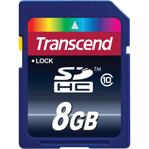 Transcend 8GB SDHC Memory Card Class