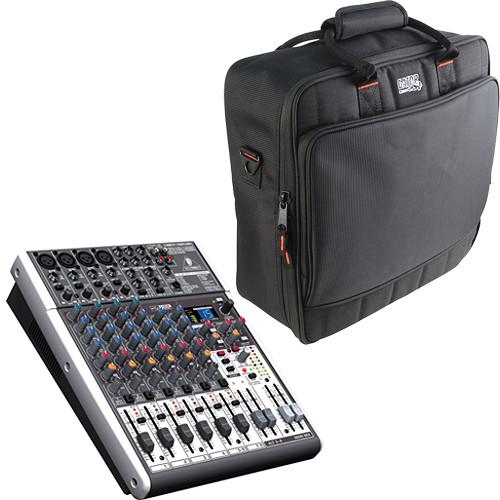 Behringer XENYX X1204USB 12-Channel USB Mixer with Padded Bag Kit