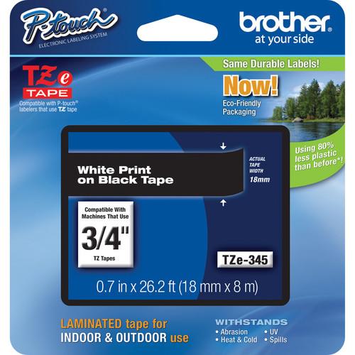 Brother TZe345 Laminated Tape for P-Touch Labelers