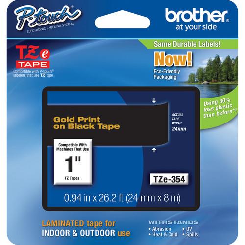 Brother TZe354 Laminated Tape for P-Touch Labelers