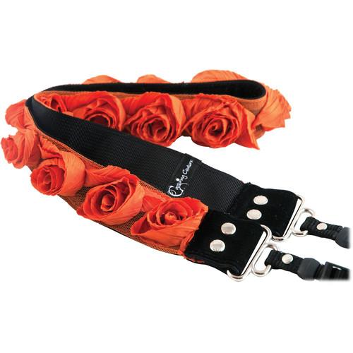 Capturing Couture Organza Collection" Orange 1.5" SLR DSLR Couture Camera Strap