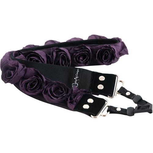 Capturing Couture Organza Collection" Plum 1.5" SLR DSLR Couture Camera Strap