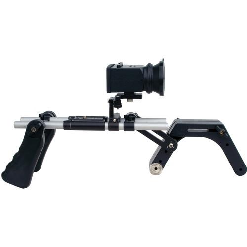 Cavision Shoulder Pad Package w Flat Camera Plate & Viewfinder for DSLR Cameras