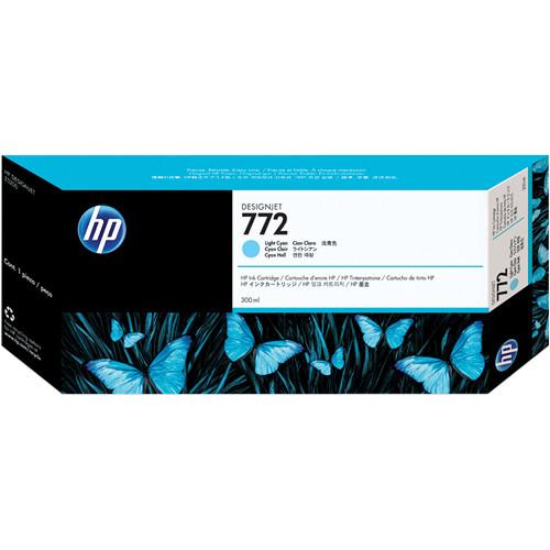 HP 772 300-ml Light Cyan Designjet Ink Cartridge