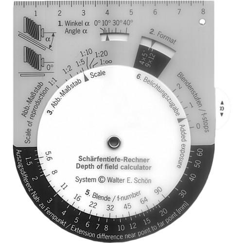 Linhof M 679cc Depth of Field Calculator for 6x6 6x8 Formats